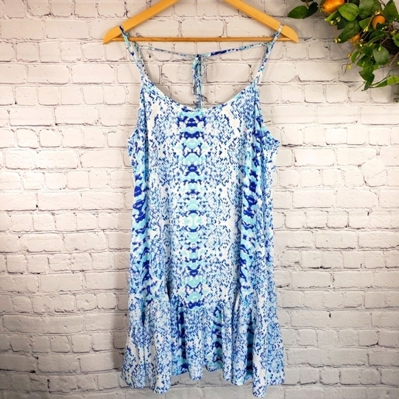 COLLECTIVE CONCEPTS Ruffle Hem Dress Size M - Picture 1 of 9